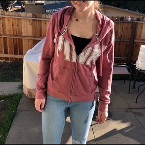PINK Victoria’s Secret zip up hoodie